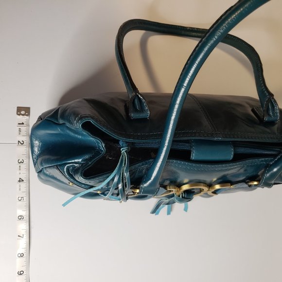 SERETA Teal Shoulder Handbag - Picture 10 of 16